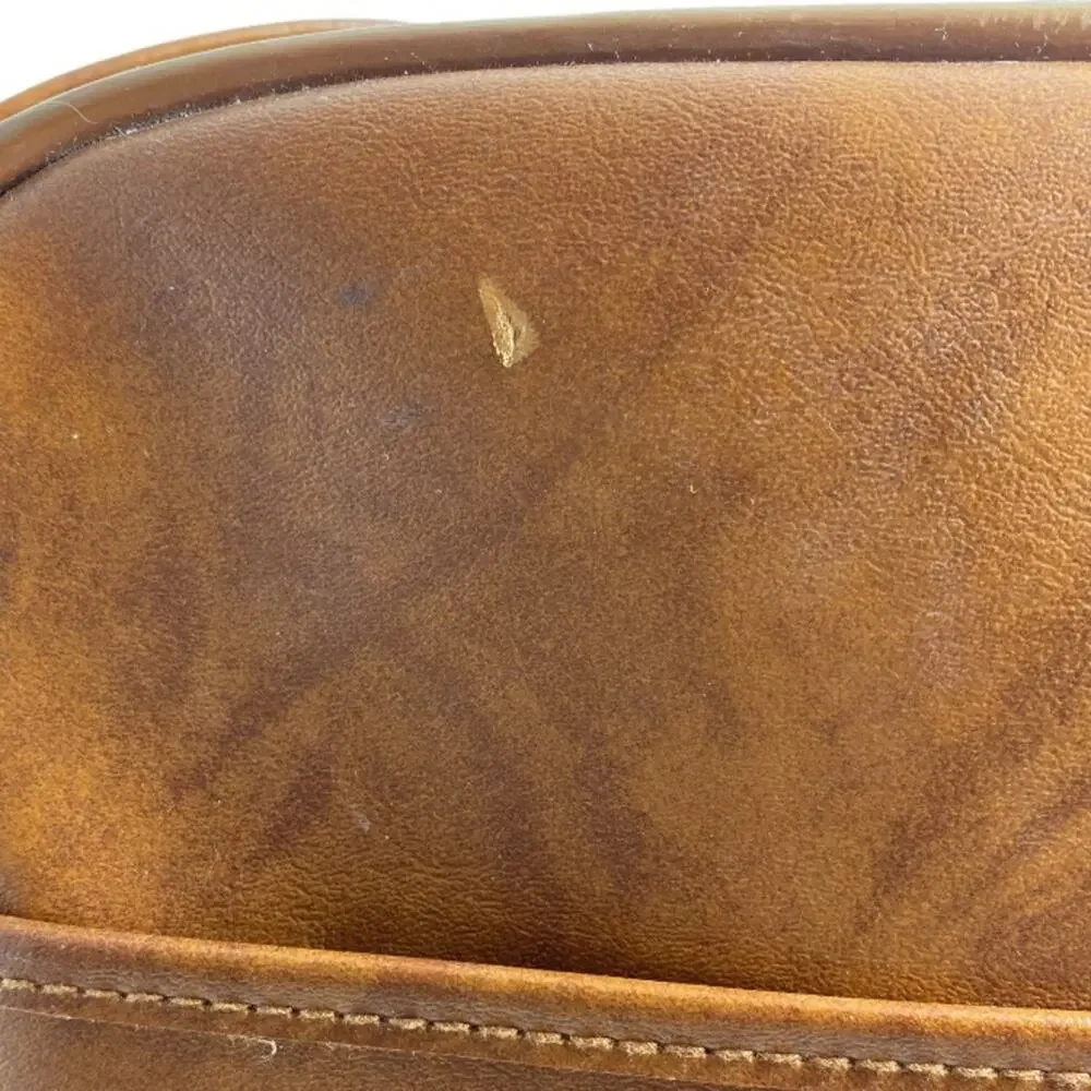 American Tourister Vintage Brown Carry On Luggage Bag
